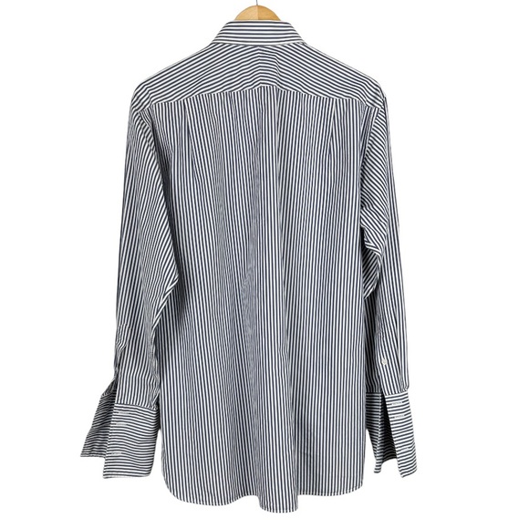 Thomas Pink Men’s Striped Button Down Dress Shirt Size 16.5 - Picture 5 of 9